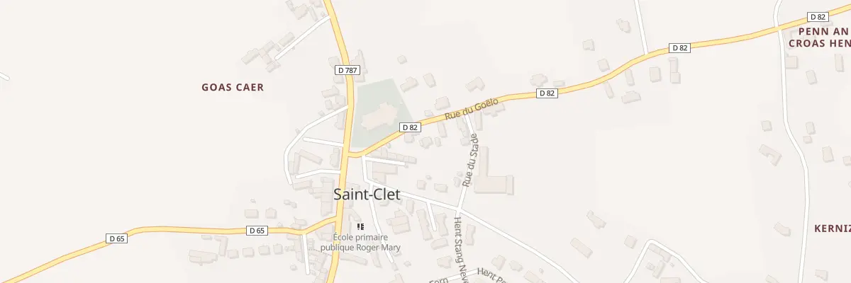 Plan du 6 Rue du Goëlo à Saint-Clet