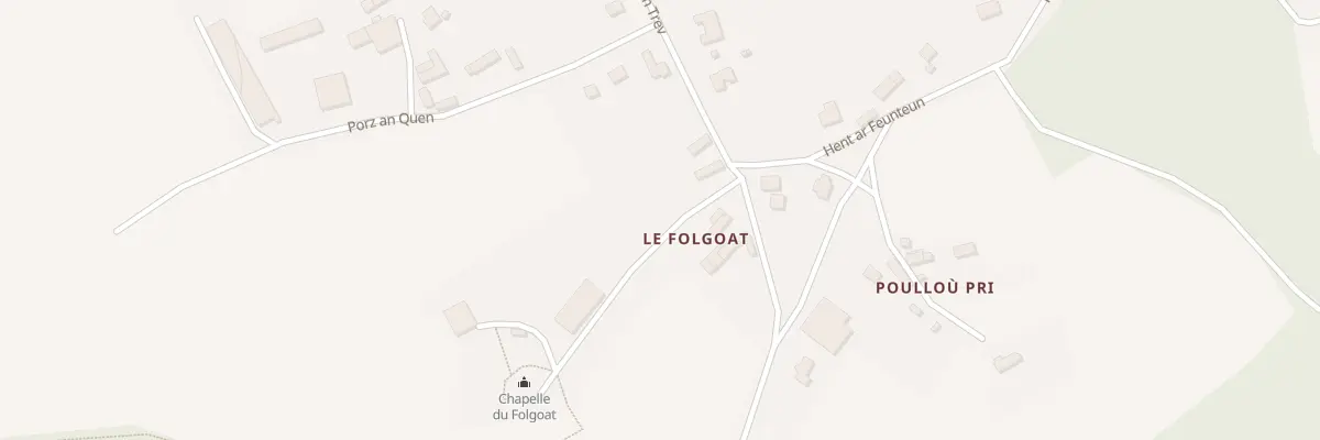 Plan du 21B Le Folgoat à Pommerit-le-Vicomte