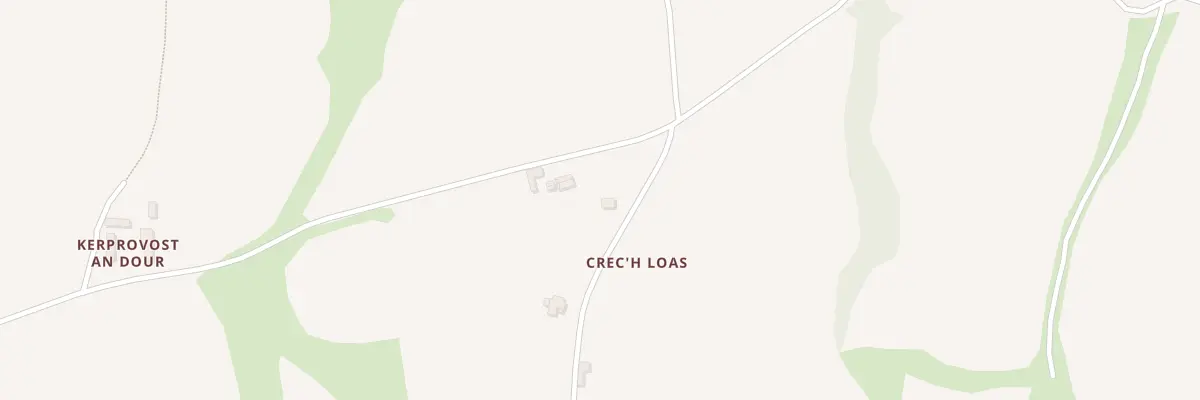 Plan du 6645 Crech Loas à Pleumeur-Gautier