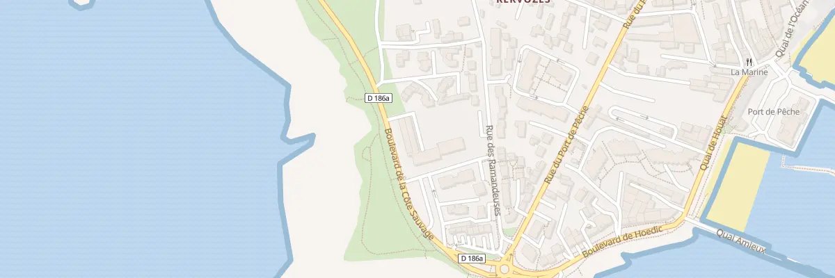 Plan du 18 Bd de la Côte Sauvage à Quiberon