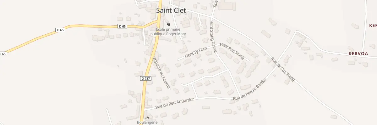Plan du 5 Hent Ty Forn à Saint-Clet