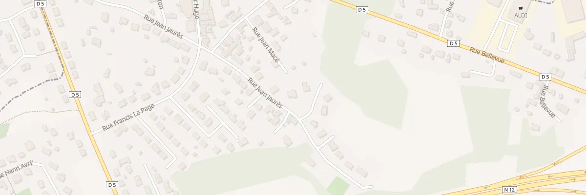 Plan du 45 Rue Jean Jaurès à Ploumagoar