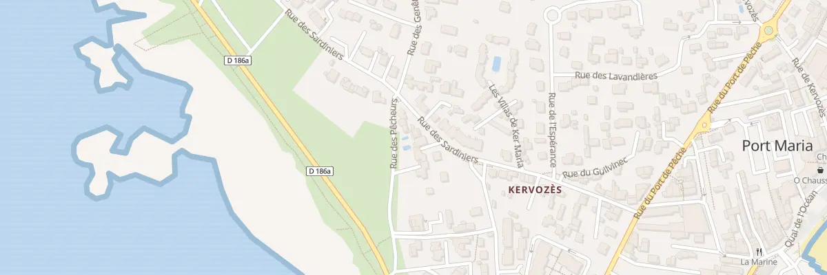 Plan du 35 Rue des Sardiniers à Quiberon