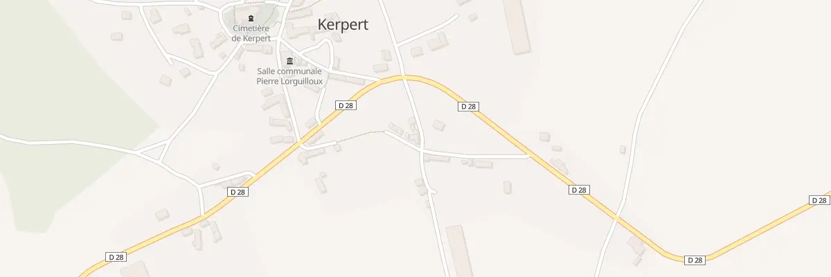 Plan du 67 Au Bourg à Kerpert