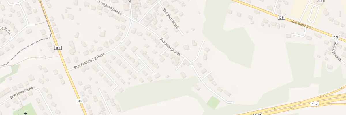 Plan du 42 Rue Jean Jaurès à Ploumagoar