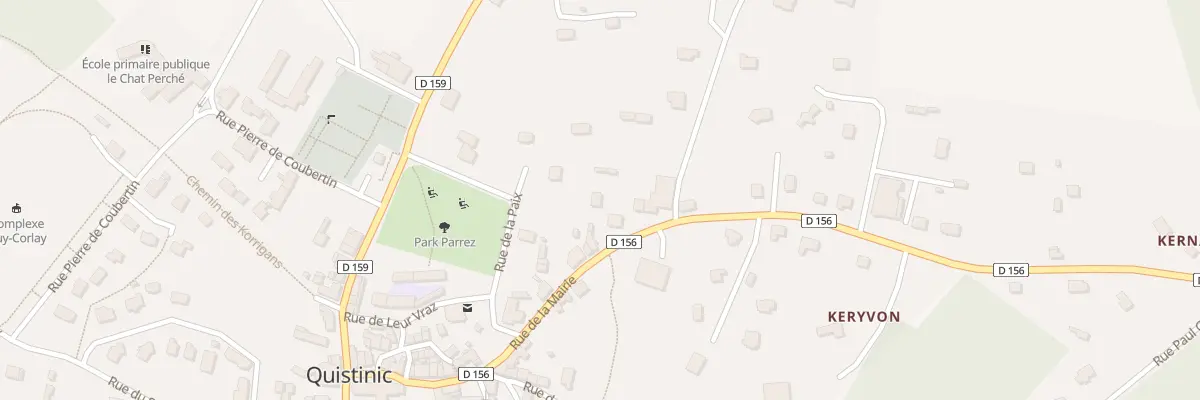 Plan du 21 Rue de la Mairie à Quistinic