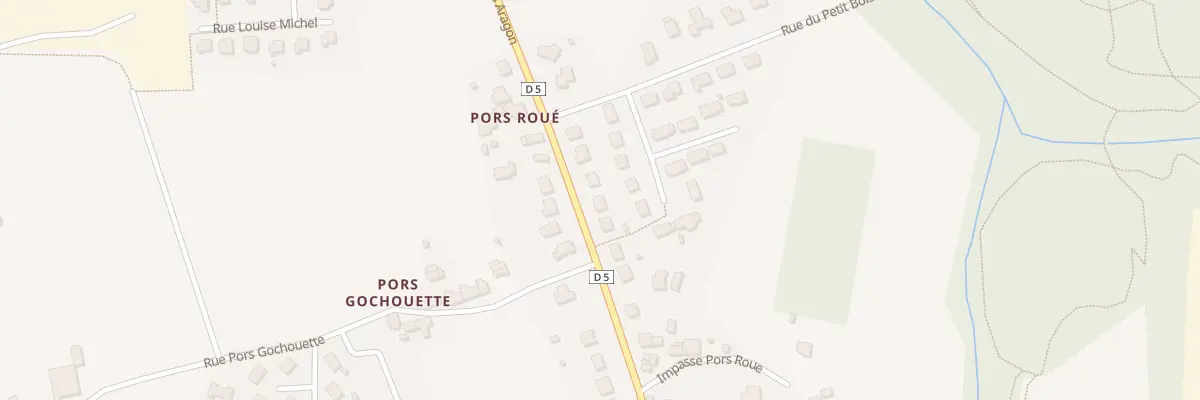Plan du 22 Rue Louis Aragon à Ploumagoar