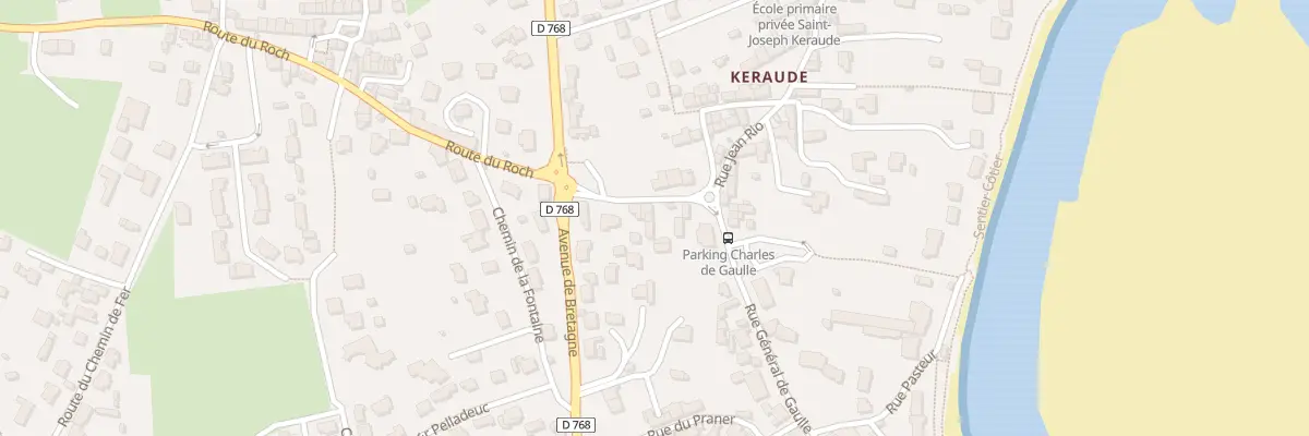 Plan du 449 Rue Général de Gaulle à Saint-Pierre-Quiberon