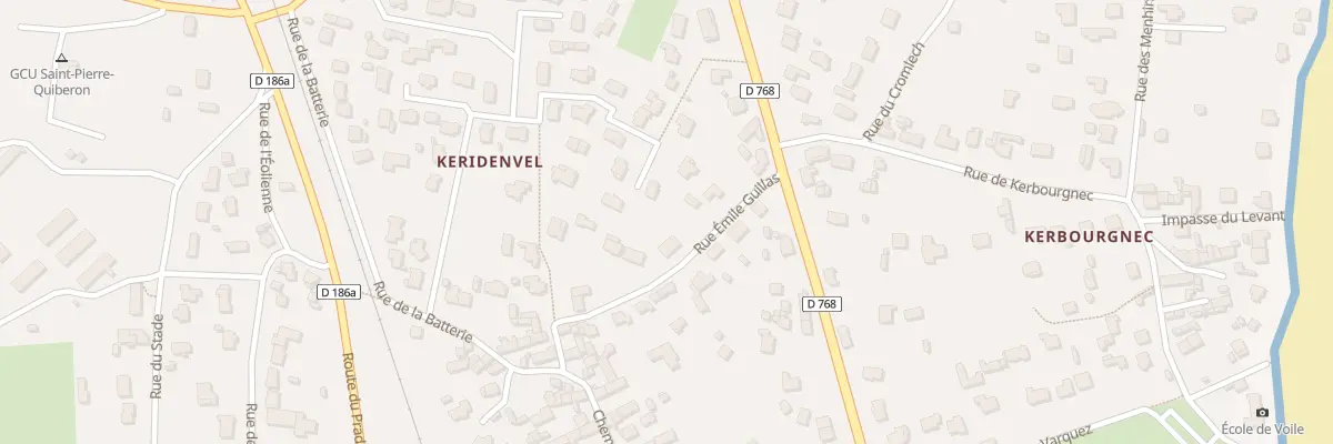 Plan du 7785 Rue Emile Guillas à Saint-Pierre-Quiberon