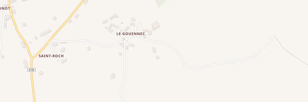 Plan du 6 Le Gouennec à Saint-Adrien