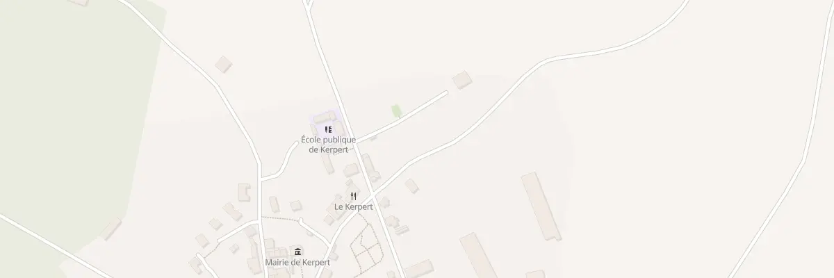 Plan du 2 Rue de l’Ecole à Kerpert