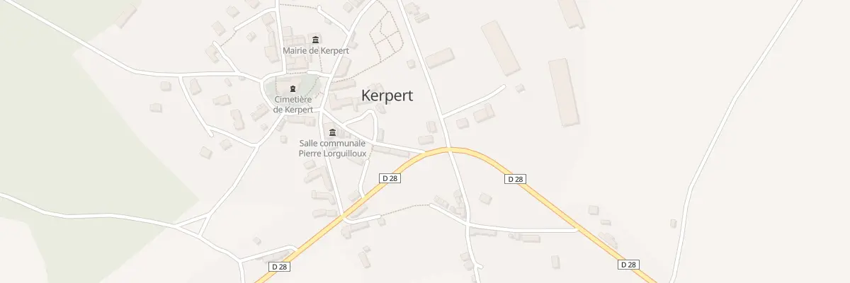 Plan du 65 Au Bourg à Kerpert