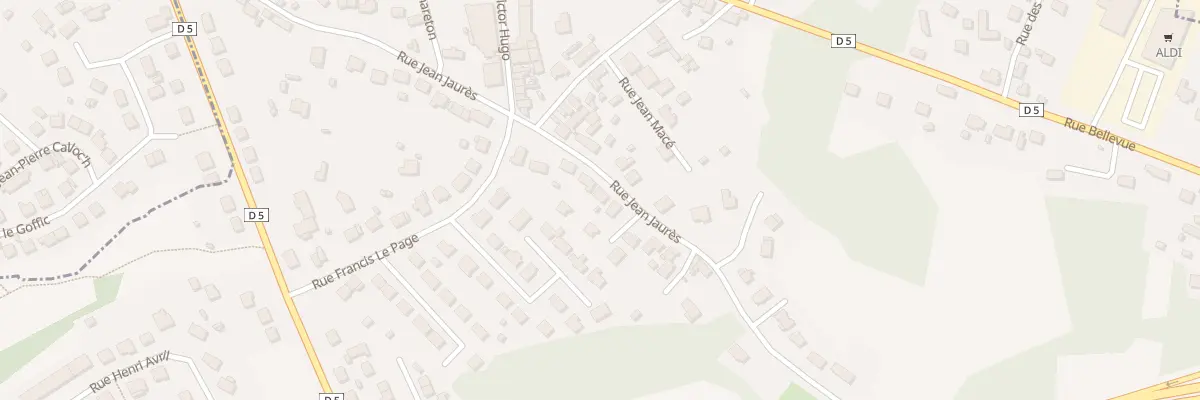 Plan du 36 Rue Jean Jaurès à Ploumagoar