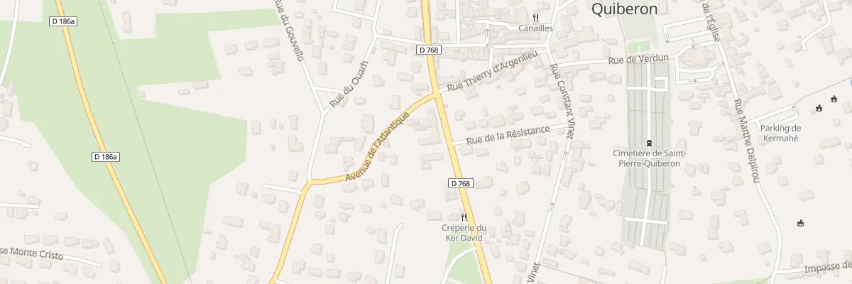 Plan du 6B Av des Druides à Saint-Pierre-Quiberon