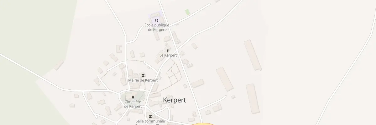Plan du 61 Au Bourg à Kerpert