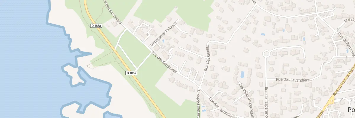 Plan du 42 Rue des Sardiniers à Quiberon