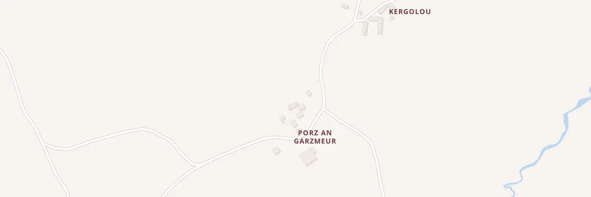 Plan du 4 Pors an Garsmeur à Kerpert