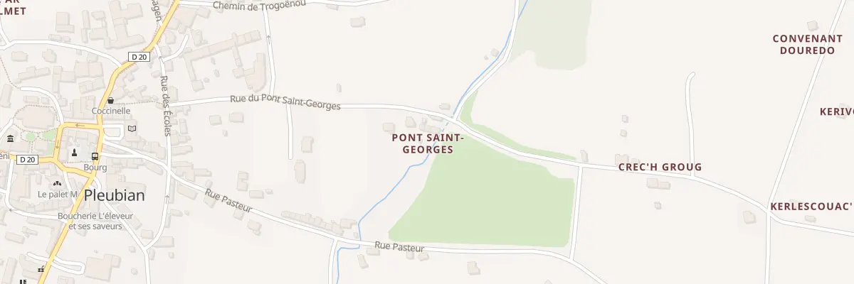 Plan du 24 Pont Saint-Georges à Pleubian