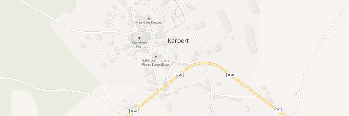 Plan du 17 Au Bourg à Kerpert