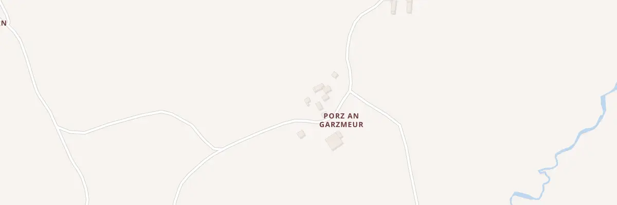 Plan du 3 Pors an Garsmeur à Kerpert