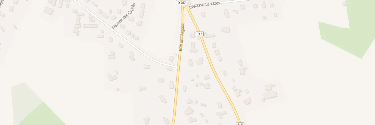 Plan du 55B Rue de l’Argoat à Ploumagoar