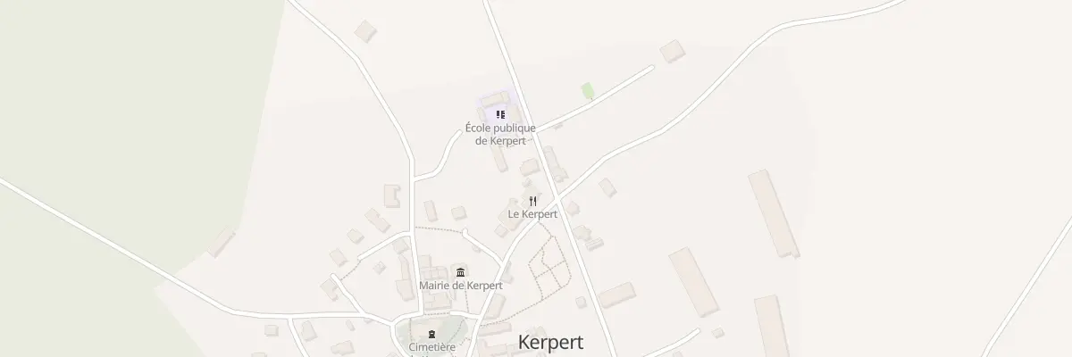 Plan du 53 Au Bourg à Kerpert