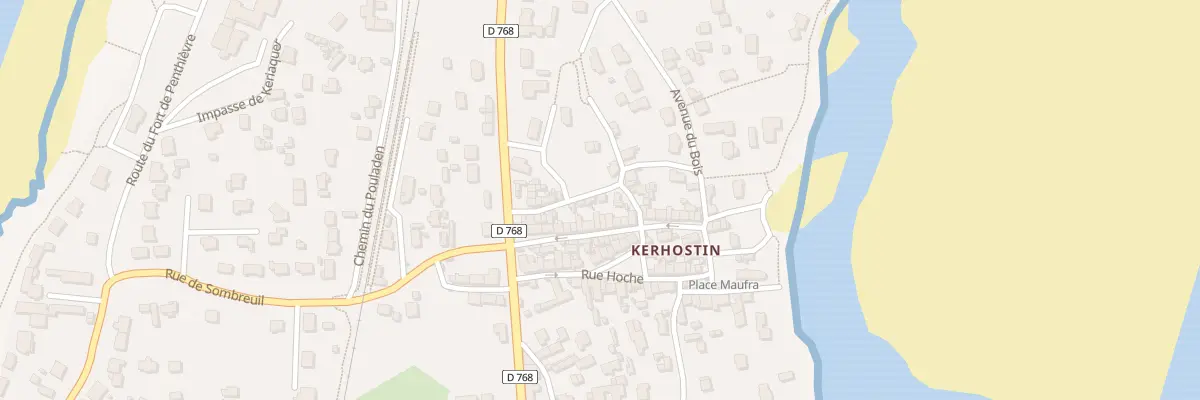 Plan du 7675 Rue du Men Er Roue à Saint-Pierre-Quiberon