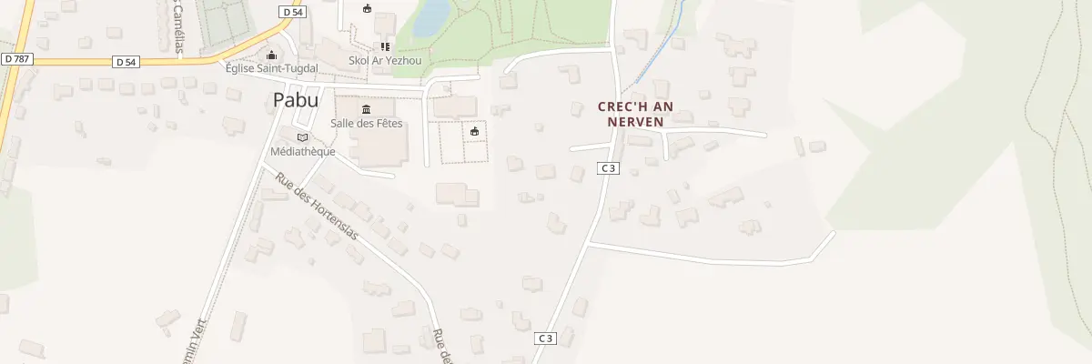 Plan du 3B Crech An Herven à Pabu
