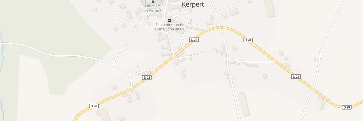 Plan du 8B Au Bourg à Kerpert