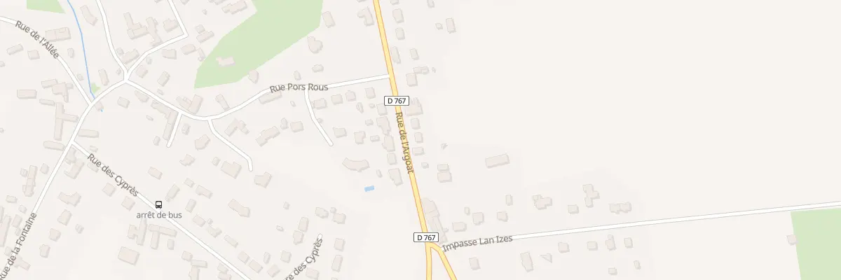 Plan du 45 Rue de l’Argoat à Ploumagoar
