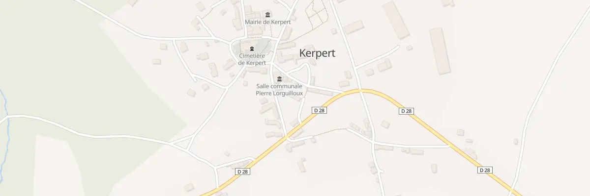 Plan du 16 Au Bourg à Kerpert