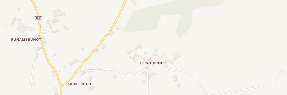 Plan du 14 Le Gouennec à Saint-Adrien