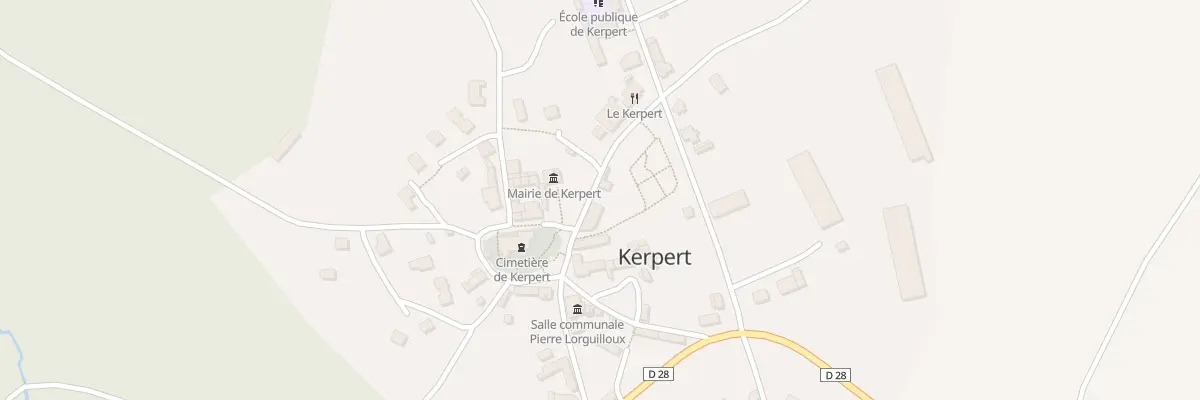 Plan du 46 Au Bourg à Kerpert