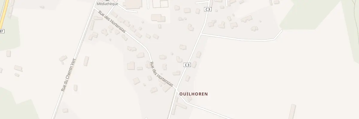 Plan du 1 Ouilloren à Pabu