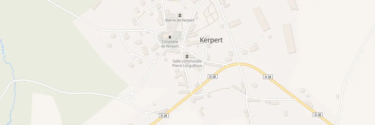 Plan du 15 Au Bourg à Kerpert