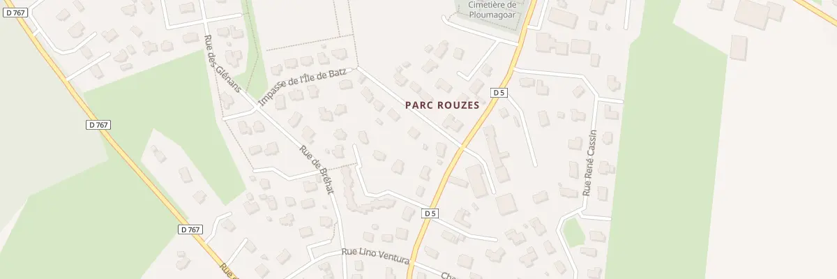 Plan du 1 Imp du Parc des Sports à Ploumagoar