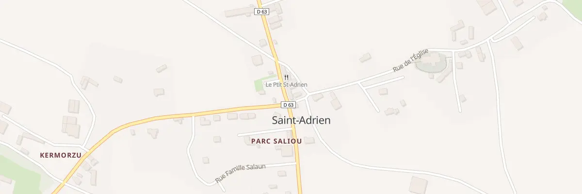 Plan du 6 La Croix à Saint-Adrien