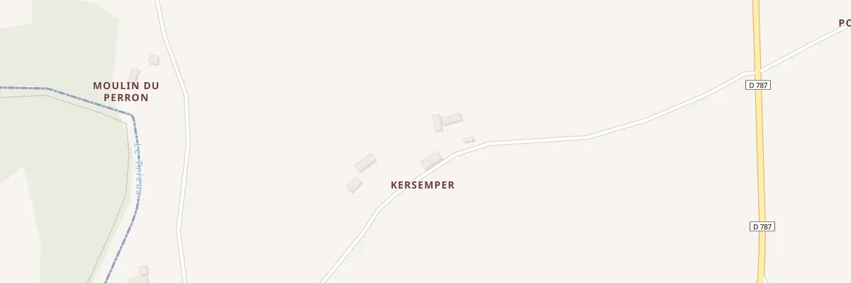 Plan du 4 Kersemper à Pommerit-le-Vicomte