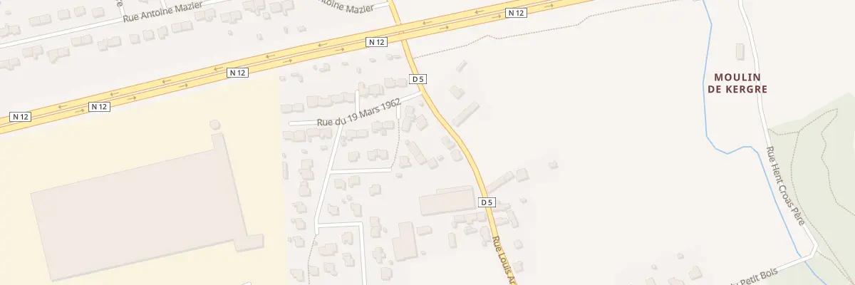 Plan du 63 Rue Louis Aragon à Ploumagoar