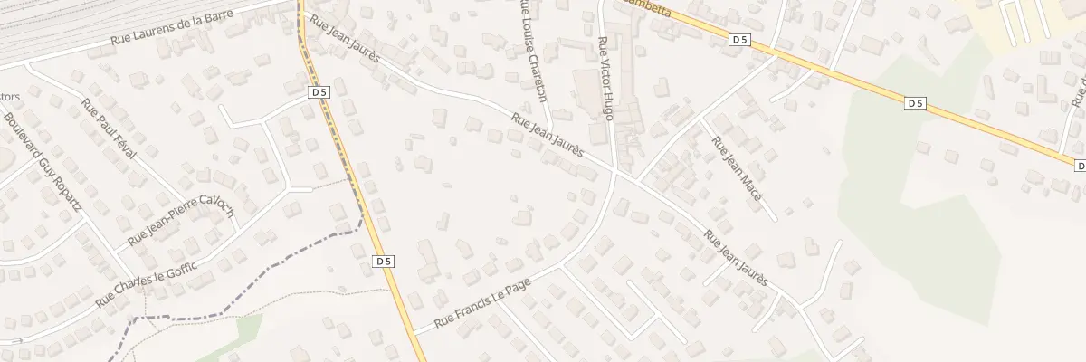 Plan du 24 Rue Jean Jaurès à Ploumagoar