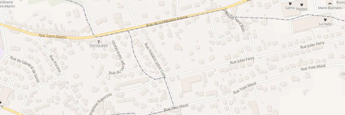 Plan du 3 Rue Jules Ferry à Ploumagoar