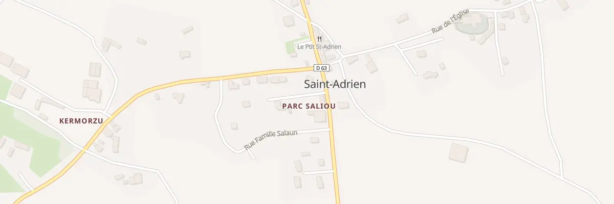 Plan du 3 La Croix à Saint-Adrien