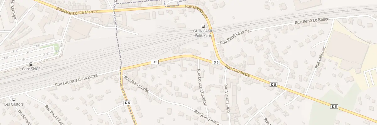 Plan du 34 Rue Sadi Carnot à Ploumagoar