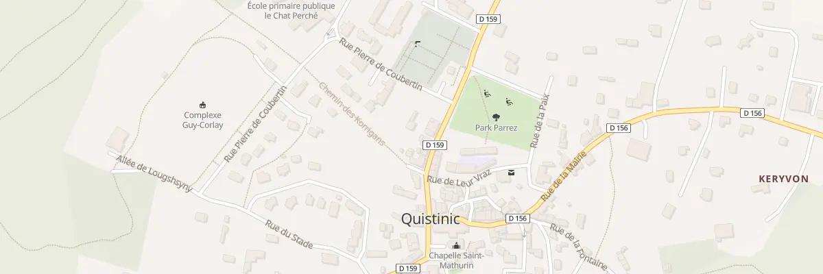 Plan du 9 Rue de la Résistance à Quistinic