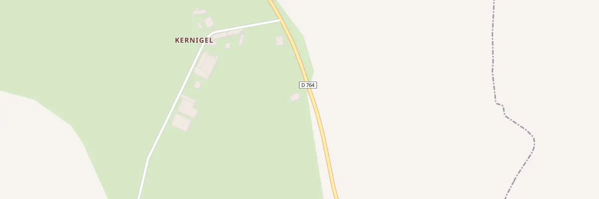 Plan du 1 Kernigel à Séglien