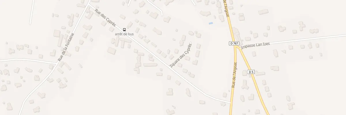Plan du 1 Sq des Cyprès à Ploumagoar