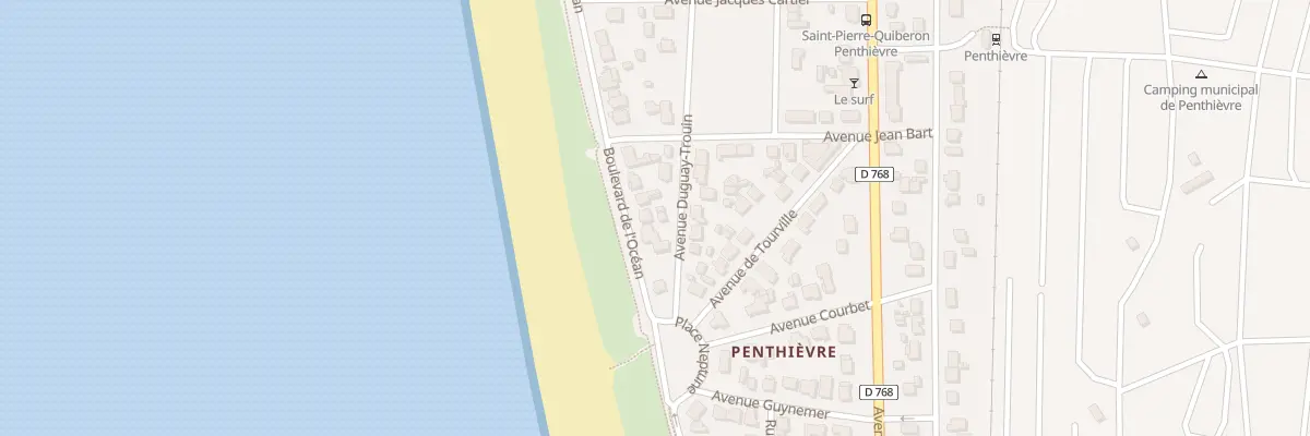 Plan du 42 Bd de l’Océan à Saint-Pierre-Quiberon
