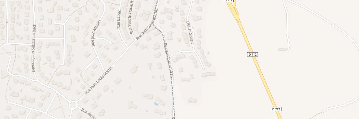 Plan du 2 Cité ar Gozhenn à Saint-Agathon
