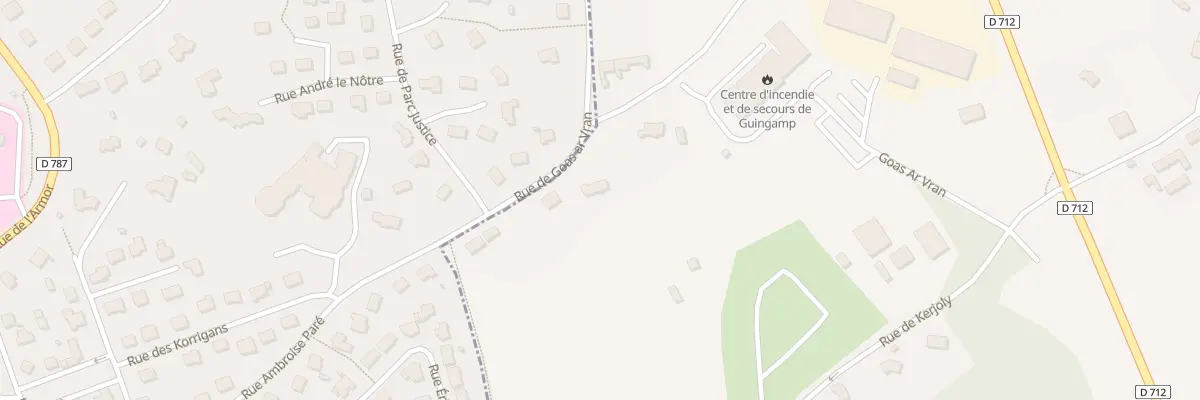Plan du 5641 Rue de Goas ar Vran à Saint-Agathon