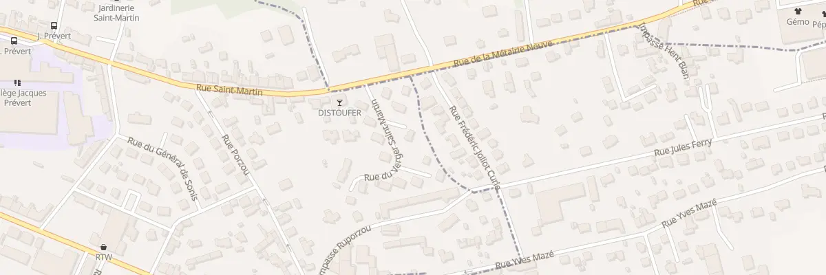 Plan du 5 Rue du Verger Saint-Martin à Guingamp